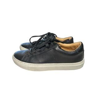 Greats Brooklyn Women’s Royale Black Perforated Leather Sneakers Size 7.5 Casual